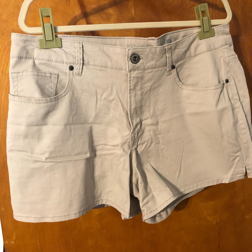 Cream Shorts